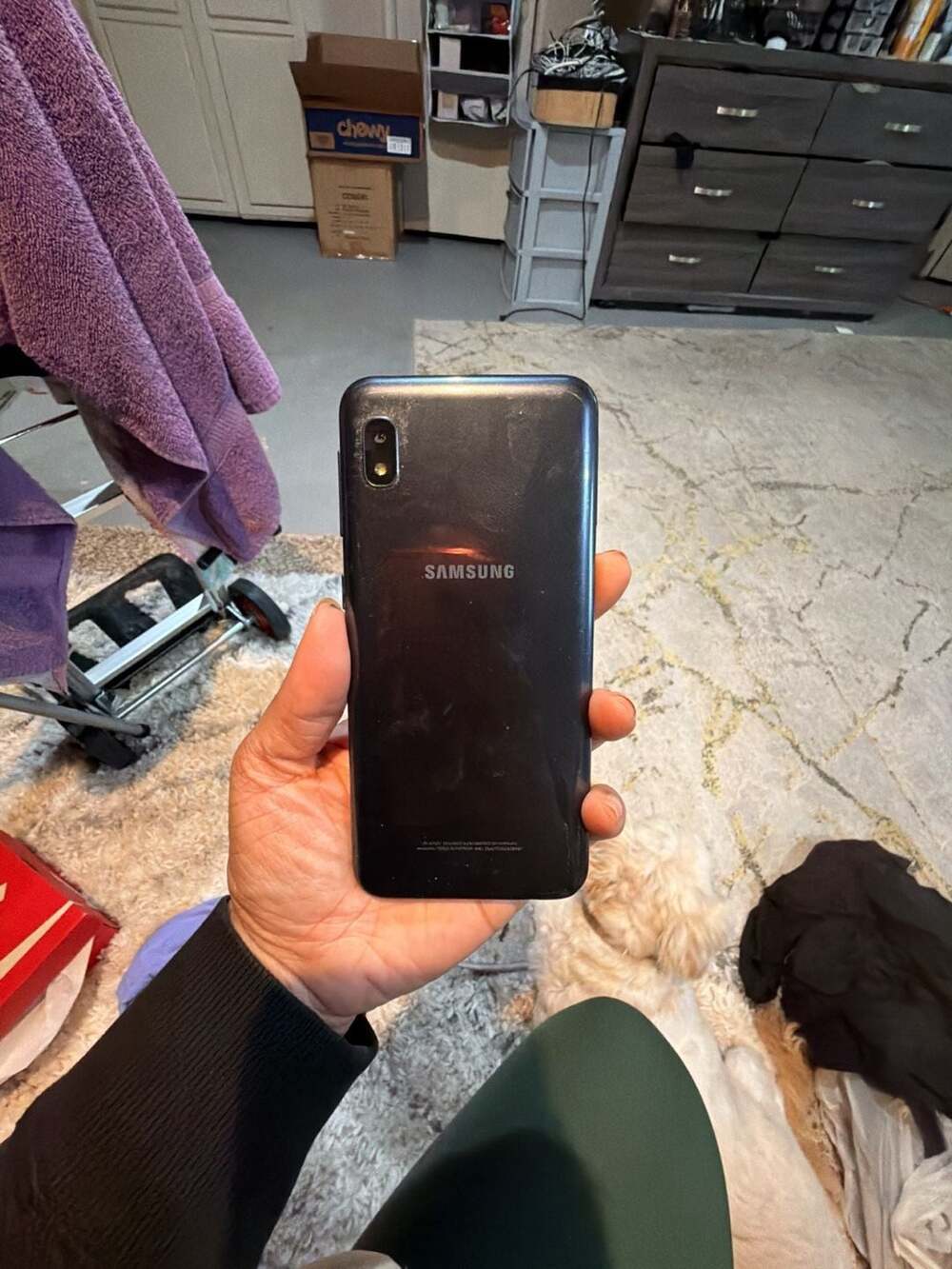 Samsung Galaxy A01 Smartphone Black - Picture 3 of 3